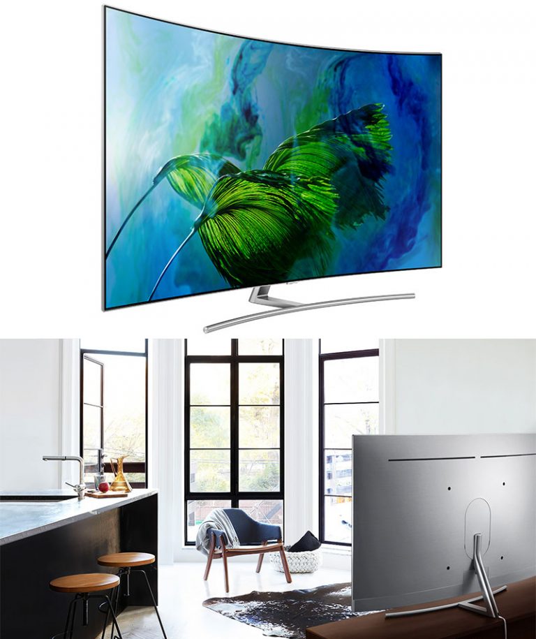 Smart Tivi QLED Cong 4K 65 inch Samsung QA65Q8C thiết kế ấn tượng đẳng cấp