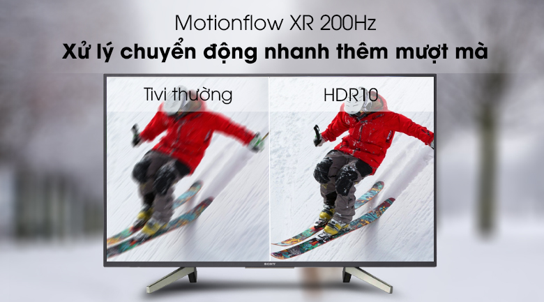 Công nghệ Motionflow XR 200Hz - Android Tivi Sony 49 inch KDL-49W800G Mẫu 2019