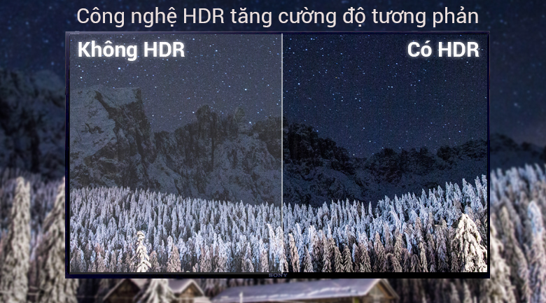 Sony KDL-50W660F với công nghệ HDR