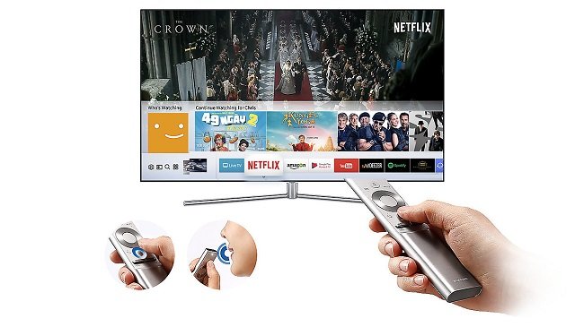 Smart Tivi 4K Samsung 49 inch 49MU6100  Điều khiển thông minh