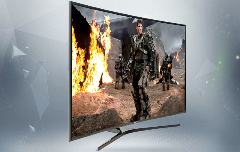 Smart Tivi Cong Samsung 4K 55 inch UA55KU6500 Độ tương phản cao