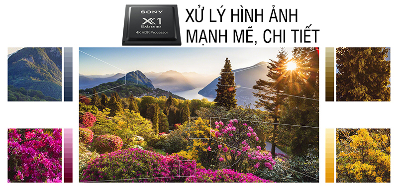 Chip xử lý hình ảnh X1 Extreme trên Android Tivi Sony 4K 85 inch KD-85X9000F