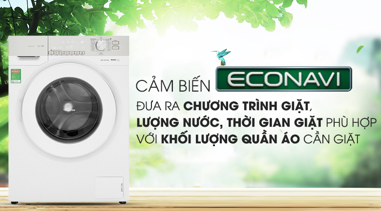 Cảm biến Econavi - Máy giặt Panasonic Inverter 10 Kg NA-120VG6WV2