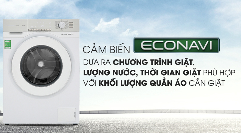 Cảm biến Econavi -  Máy giặt Panasonic Inverter 9 Kg NA-129VG6WV2