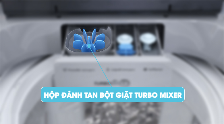 Hộp đánh tan bột giặt Turbo Mixer - Máy giặt Panasonic 10 kg NA-F100V5LRV