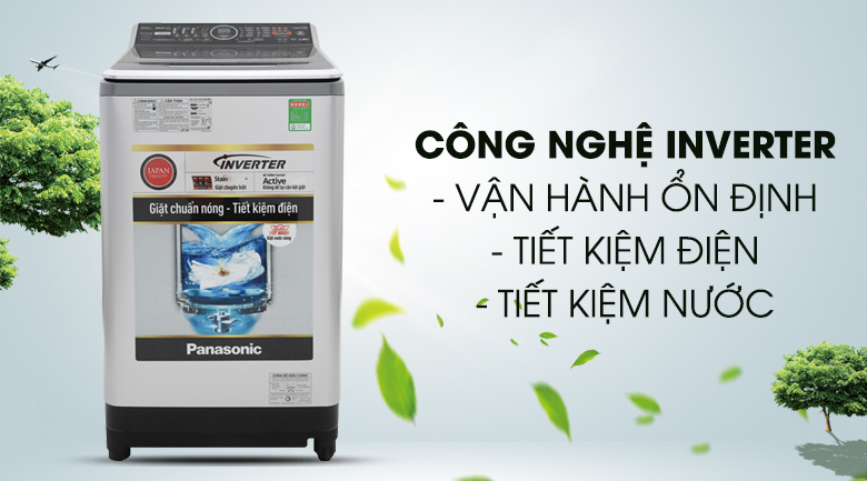 Công nghệ Inverter - Máy giặt 10 kg Panasonic NA-FS10V7LRV