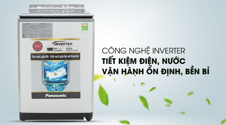 Công nghệ Inverter - Máy giặt Panasonic Inverter 12.5 Kg NA-FS12X7LRV