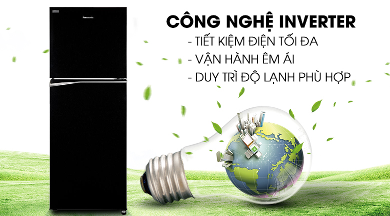 Công nghệ Inverter - Tủ lạnh Panasonic Inverter 268 lít NR-BL300PKVN