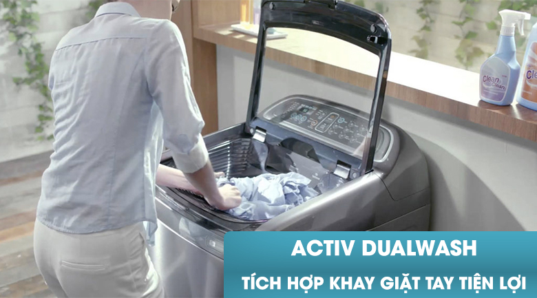 Khay giặt tay - Máy giặt Samsung Inverter 10.5 kg WA10J5750SG/SV