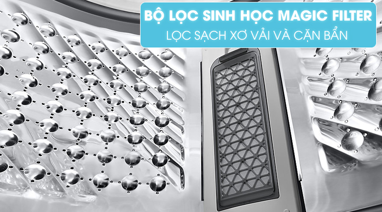 Bộ lọc xơ vải Magic Filter - Máy giặt Samsung Inverter 21 kg WA21M8700GV/SV