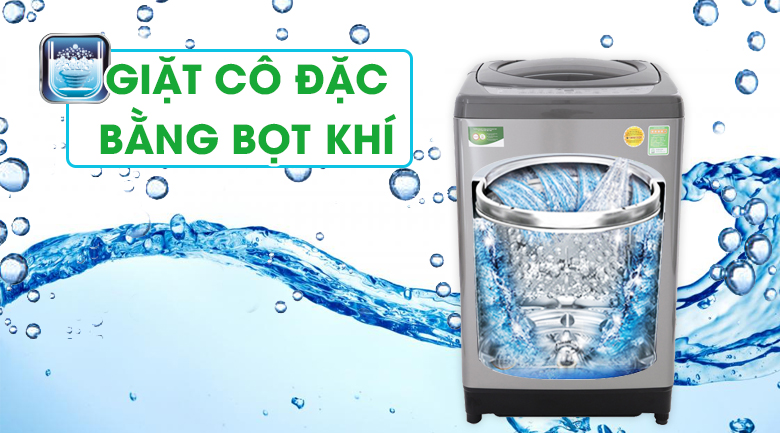 Công nghệ giặt cô đặc bằng bọt khí - Máy giặt Toshiba 10 Kg AW-H1100GV SM