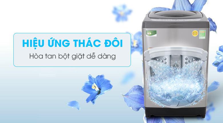 Hiệu ứng thác nước đôi - Máy giặt Toshiba 10 Kg AW-H1100GV SM